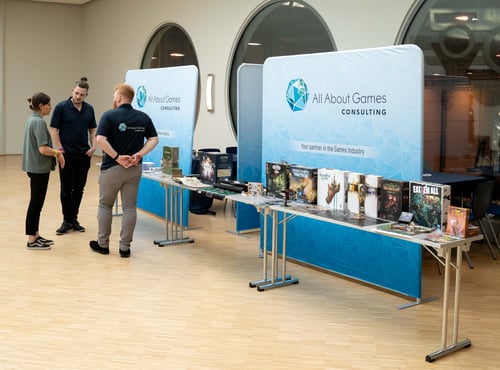 All About Games Consulting's Business Loung at SPIEL Essen 2023